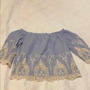 Charlotte Russe off the shoulder top